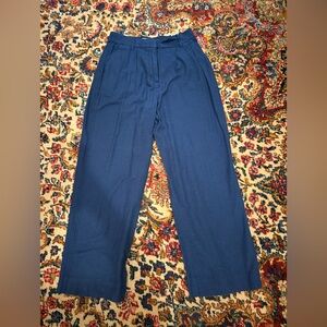 Abercrombie & Fitch Sloane Tailored Linen Blend Pants